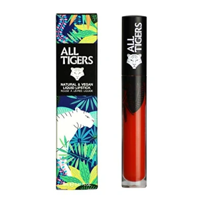 Abbildung von All Tigers Liquid Lipstick 886 Orange Red 8 ml