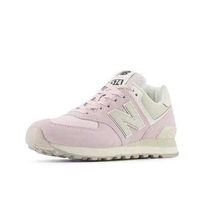 Abbildung von New Balance WL574 Sneaker low, Damen, Größe: 37, Pink granite Leder und textil