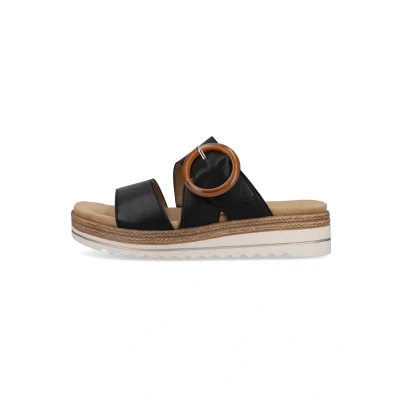 Abbildung von Remonte Damen D0Q51, Frauen Slipper,lose Einlage,Schlupfschuhe,schluepfschuhe,Slip ons,Backless Slipper,Mules,Gartenschuhe,schwarz (00),40 EU