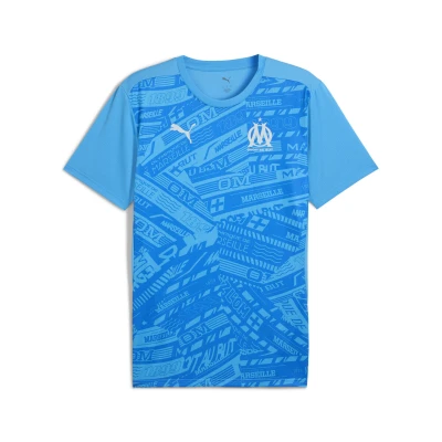 Abbildung von Puma OM Prematch FußballTrikot, Herren, Größe: 3XL, Bleu azur/frosted dew