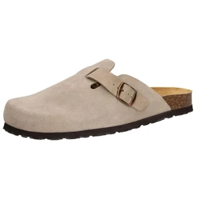 Abbildung von LICO Pantolette flach, Herren, Größe: 40, Grau Schuhe