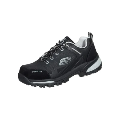 Abbildung von Skechers Herren Gatlon Strigax BAU Stiefel, schwarz grau, 41 EU
