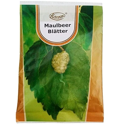 Abbildung von Maulbeerblätter Tee, 100g, getrocknet, für normalen Zucker, Morus alba, kapseln, bio, extrakt, pulver