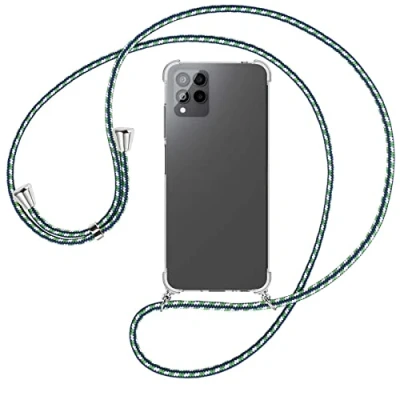 Abbildung von mtb more energy® Handykette kompatibel mit Telekom T Phone Pro 5G Maritim Smartphone Hülle zum Umhängen Anti Shock Full TPU Case