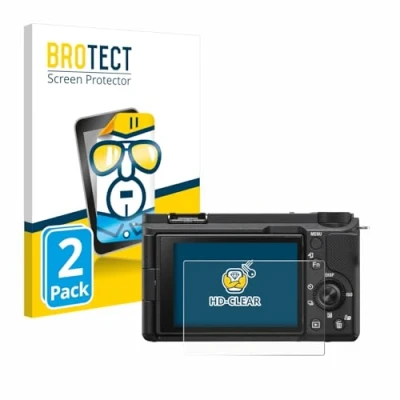 Abbildung von BROTECT (2 Stück Schutzfolie für Sony Alpha ZV E10 II Displayschutz Folie Ultra Klar