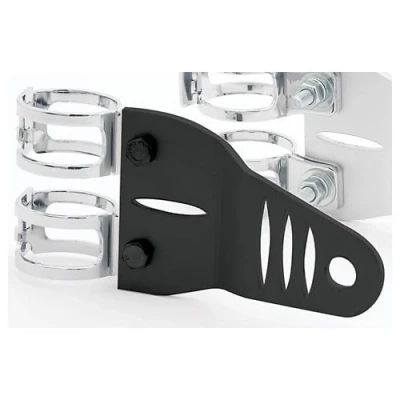 Abbildung von Paaschburg &amp; Wunderlich Lampenhalter Alu schwarz für 55 58 mm Gabel