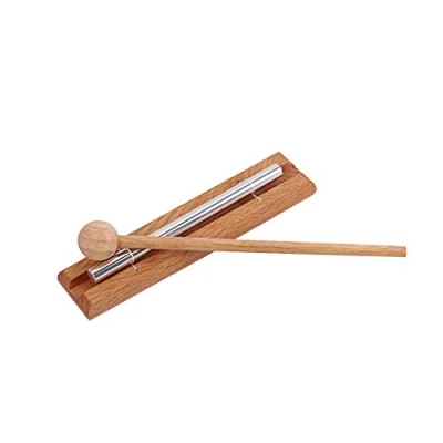 Abbildung von Alnicov Solo Glocke für Meditation, Klassenzimmer, mit Schlägel, Percussion Instrument Gebet, Yoga, östliche Energien, Heilung oder Lehrer Klassenzimmer Management