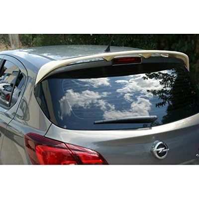Abbildung von AUTO STYLE Dachspoiler kompatibel mit Opel Corsa E 5 türer 2014 (PU)