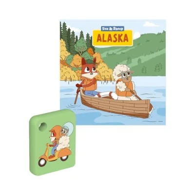 Abbildung von Rund um die Welt mit Fuchs und Schaf Pisa &amp; Alaska,1 Galakto Token