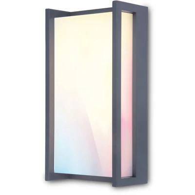 Abbildung von LED Außenwandleuchte Qubo, RGBW smart steuerbar