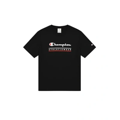 Abbildung von Champion Herren Legacy Graphic T Shirt, Schwarz (Kk001), S