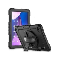 Abbildung von Tech Protect Solid360 Hülle, Schutzhülle mit Standfunktion Kompatibel Lenovo Tab M10 10.1 3rd Gen TB328 Schwarz
