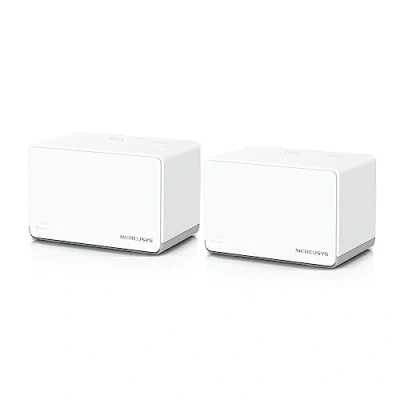 Abbildung von Mercusys HALO H70X (2 PACK), Weiß, Intern, Mesh System, Dual Band (2,4 GHz/5 GHz), Wi Fi 6 (802.11ax), 802.11a, 802.11b, 802.11g, 4 (802.11n), 5 (802.11ac), (802.11ax)