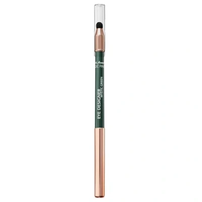 Abbildung von M. Asam MAGIC FINISH EYE DESIGNER Mystic Green (0,28 g) wasserfester Eyeliner für ein langanhaltendes &amp; farbintensives Ergebnis mit integriertem Schwämmchen einfaches Verblenden, Augen Make up