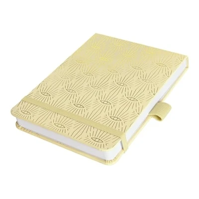 Abbildung von SIGEL JN356 Notizblock Jolie, Mystic Sun, A6+, Dot Lineatur, Hardcover, 79 Blatt, vegan, aus nachhaltigem Papier