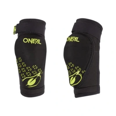 Abbildung von O&#039;NEAL Ellenbogenprotektor Kinder BMX Mountainbike MTB Atmungsaktives Neopren, Leichtes &amp; ultradünnes Konstrukt, Abriebfestes Material Dirt Elbow Guard Youth V.23 Schwarz Neon Gelb OS
