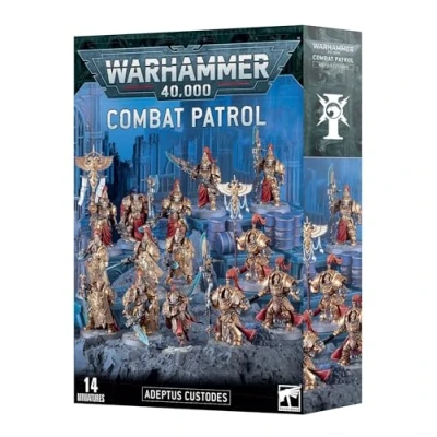 Abbildung von Warhammer 40.000 Spielfigur Adeptus Custodes Combat Patrol