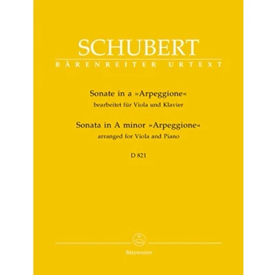 Abbildung von Sonate für Viola und Klavier a Moll D 821 &quot;Arpeggione&quot;. Spielpartitur(en), Stimme(n)