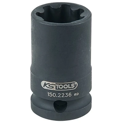 Abbildung von KS Tools 150.2236 1/2 Zoll Bremssattel Spezialstecknuss, AS 22
