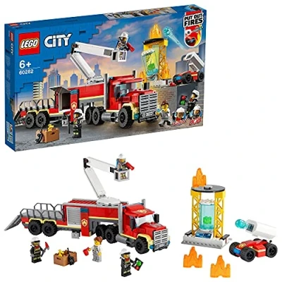 Abbildung von LEGO® City 60282 Mobile Feuerwehreinsatzzentrale Konstruktionsspielsteine, (380 St)