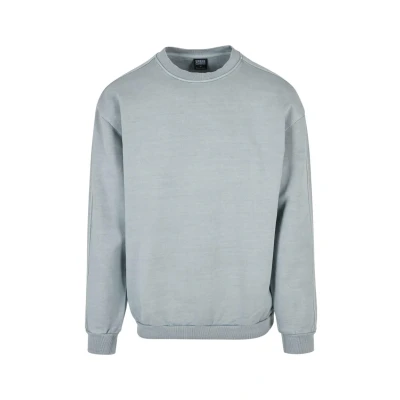 Abbildung von Urban Classics Heavy Terry Garment DYE CREW Sweatshirt, Herren, Größe: XXL, Summerblue