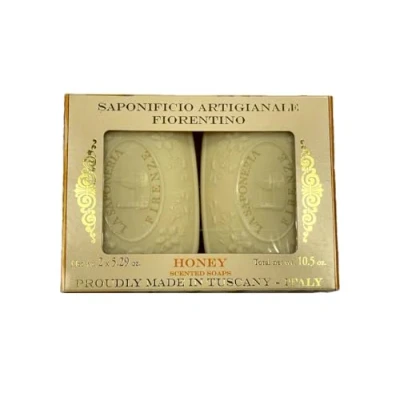 Abbildung von Saponificio Artigianale Fiorentino, Honig Pflanzenseife 2er Set 150g