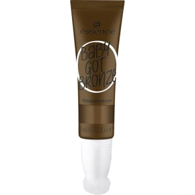 Abbildung von essence BABY GOT BRONZE liquid bronzer, Nr. 50, Braun, langanhaltend, definierend, Einfach zu entfernen, natürlich, vegan, ölfrei, ohne Parabene, Mikroplastikpartikel, 1er Pack (10ml)