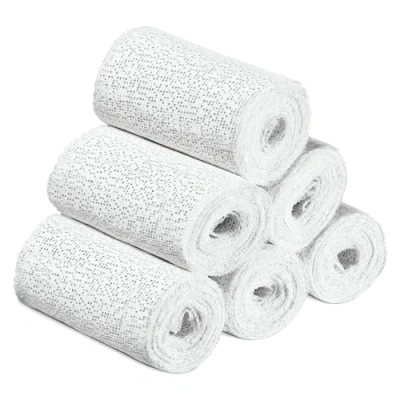 Abbildung von Gipsbinden Set 7,5 x 270 cm Gipsrollen Gips Binden Babybauch Gipsabdruck Gipsbinde Rolle Abdruck Verband zum Basteln und Modellieren 6er Pack