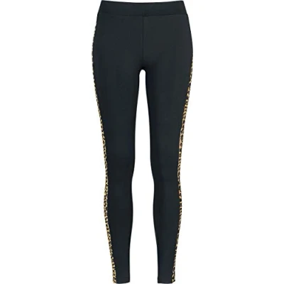 Abbildung von Urban Classics Ladies SIDE Pattern Leggings Hosen, Damen, Größe: Small, Black