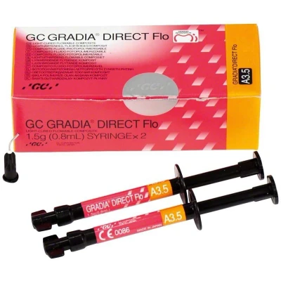 Abbildung von Gradia direct flo Spritze A3,5 2 x 1,5 g