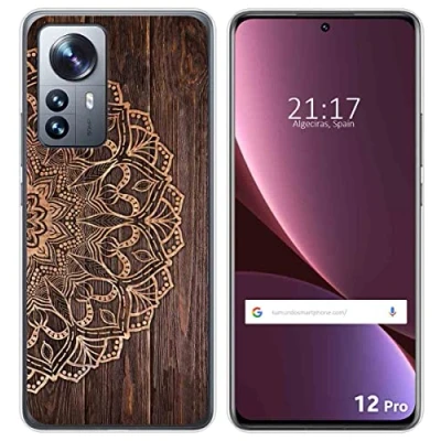 Abbildung von Tumundosmartphone Hülle Silikon fur Xiaomi 12 Pro 5G Design Holz 06 Muster