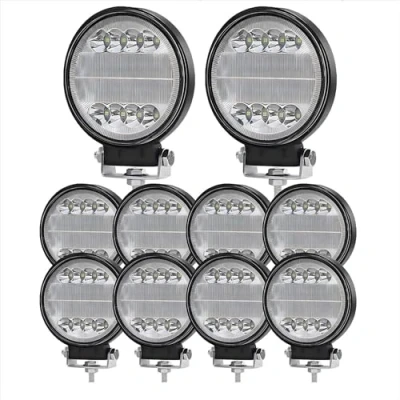 Abbildung von WELLIT Scheinwerfer LED Arbeitsscheinwerfer 10x72W 12v 24v,Runde Zusatzscheinwerfer Offroad Wasserdicht IP68 Traktor SUV Auto