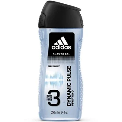 Abbildung von 3er Pack Adidas Men Duschgel Dynamic Pulse 3in1 (Körper, Haare, Gesicht) 250 ml
