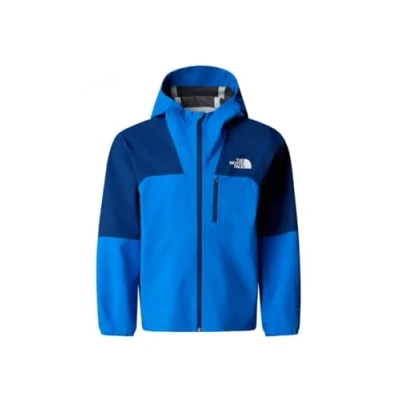 Abbildung von The North Face TEEN HIKE Packable Shell Unisex Regenjacke / wasserabweisende Jacke für Kinder, Größe: 167 173, Hero blue/estate blue