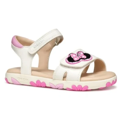Abbildung von Geox J Haiti Girl Sandal, White/Dk Pink, 34 EU