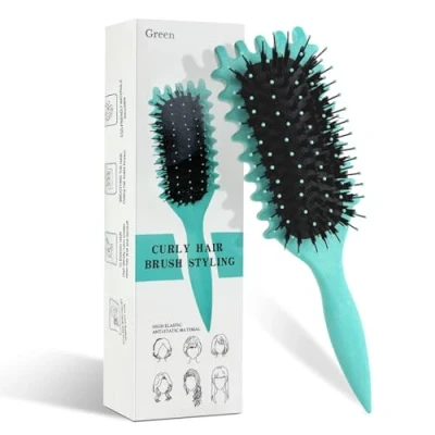 Abbildung von CNMTCCO Lockenbürste, curly hair brush, curling roll comb locken bürste 2024 NEU define styling curl defining Haarbürste zum Entwirren für Frauen