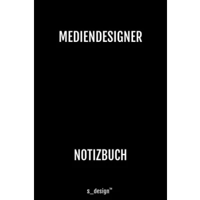Abbildung von Notizbuch für Mediendesigner / Medien Designer: Originelle Geschenk Idee [120 Seiten kariertes blanko Papier]