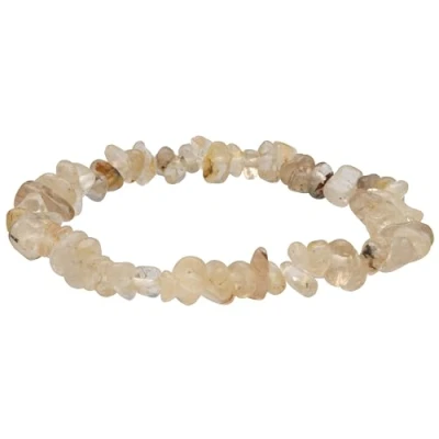 Abbildung von Lebensquelle Plus Rutilquarz Splitterarmband Echter Hochwertiges Edelstein Armband