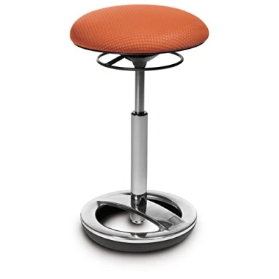 Abbildung von Topstar Bürohocker Sitness High Bob Alu poliert orange