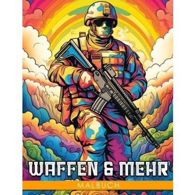Abbildung von Waffen &amp; Mehr Erwachsene Malbuch: Stimulieren Sie die Kreativität mit großen Bildern von militärischen Waffenillustrationen, sowohl für Kinder als auch lehrreich und unterhaltsam sind.