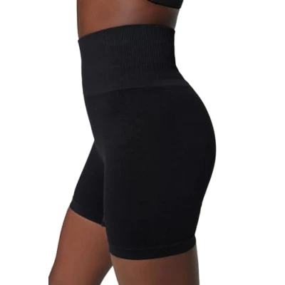 Abbildung von Trendyol Damen Sport Leggings Schwarz Hohe Taille Strumpfhose, Medium/Large