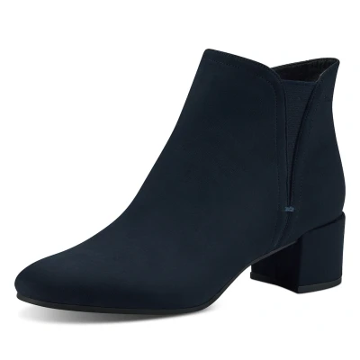 Abbildung von Tamaris Stiefelette, Blockabsatz, Businessschuh, Ankleboots mit Stretcheinsatz
