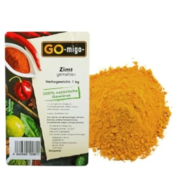 Abbildung von 1kg Zimt gemahlen Zimtpulver Cinnamon natürlich Top Qualität 1000g
