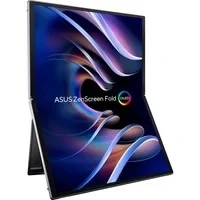 Abbildung von ASUS ZenScreen Fold OLED MQ17QH Tragbarer 17,3 Zoll Monitor (QHD (2560x1920) Panel, Waterdrop Hinge Folding Technology, DisplayHDR 500 True Black, 100% DCI P3, Dual USB Type C, Mini HDMI)