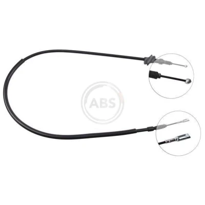 Abbildung von A.B.S. K10168 Handbremsseil 1358 Scheibenbremse für Links /Rechtslenker AUDI: 80 B4 Limousine, B3, Coupe B2