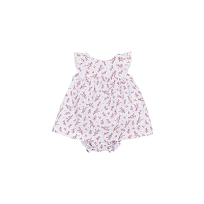 Abbildung von GOCCO Unisex Baby Vestido Estampado HOJAS Kleid, Blanco OPTICO,