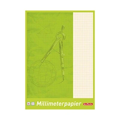 Abbildung von Herlitz Millimeterpapier / 25 Blatt DIN A4