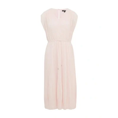 Abbildung von comma Plissiertes MIDI Freizeitkleid, Damen, Größe: 34, Zartrosa