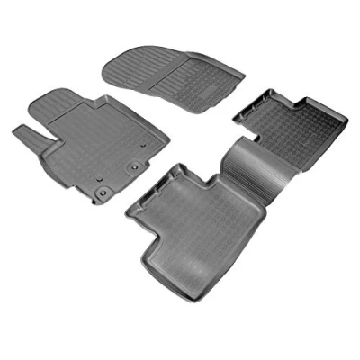 Abbildung von Recambo Gummi Fussmatten passend für Mitsubishi ASX Citroen C4 Aircross Peugeot 4008 ab 2010