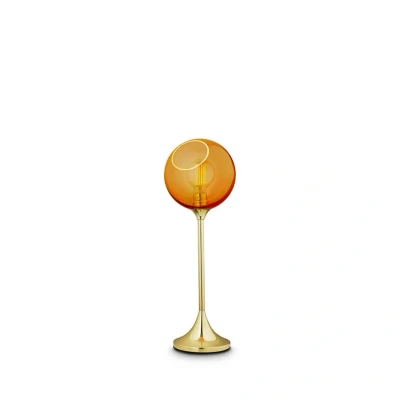 Abbildung von Tischleuchte Ballroom, bernstein, Glas, mundgeblasen, dim.